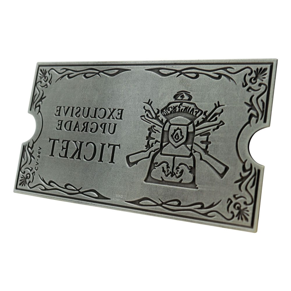 Resident Evil 4 Replik 1/1 Metal Exclusive Upgrade Ticket