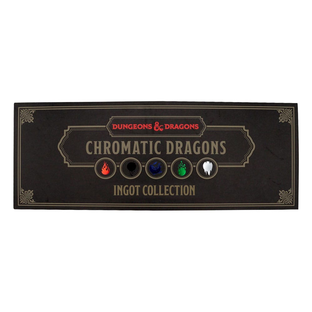 Dungeons & Dragons Metallbarren 5er-Set Chromatic Dragons Ingot