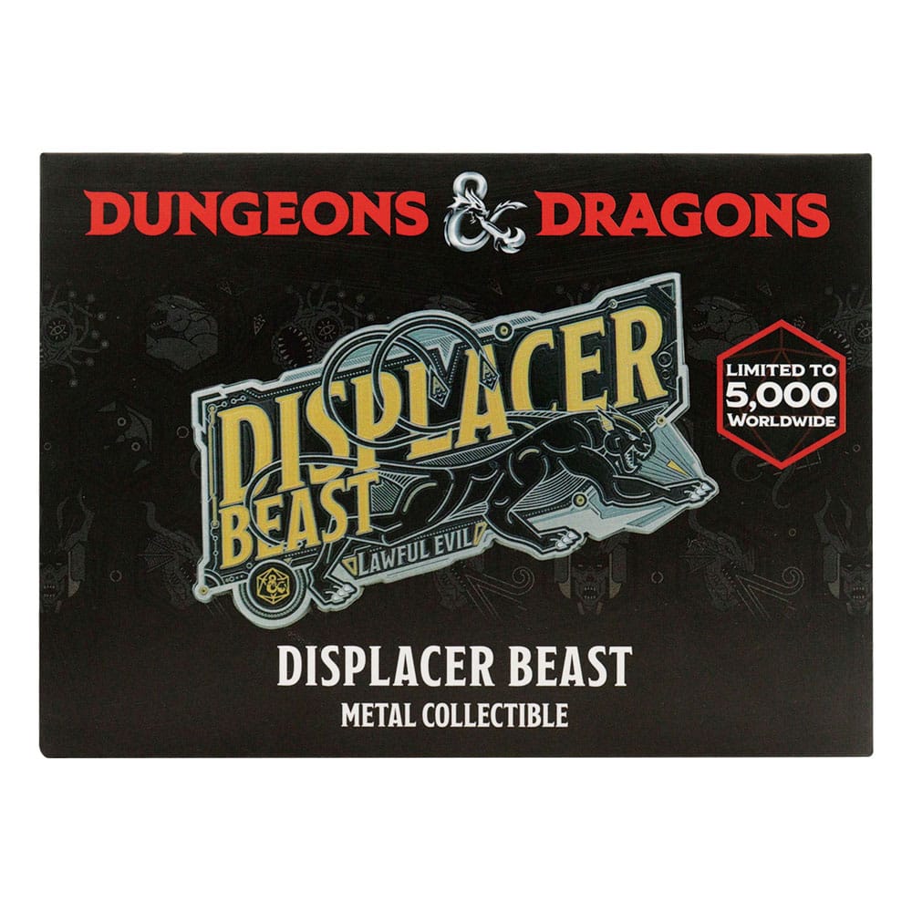 Dungeons & Dragons Metallbarren Displacer Beast Limited Edition