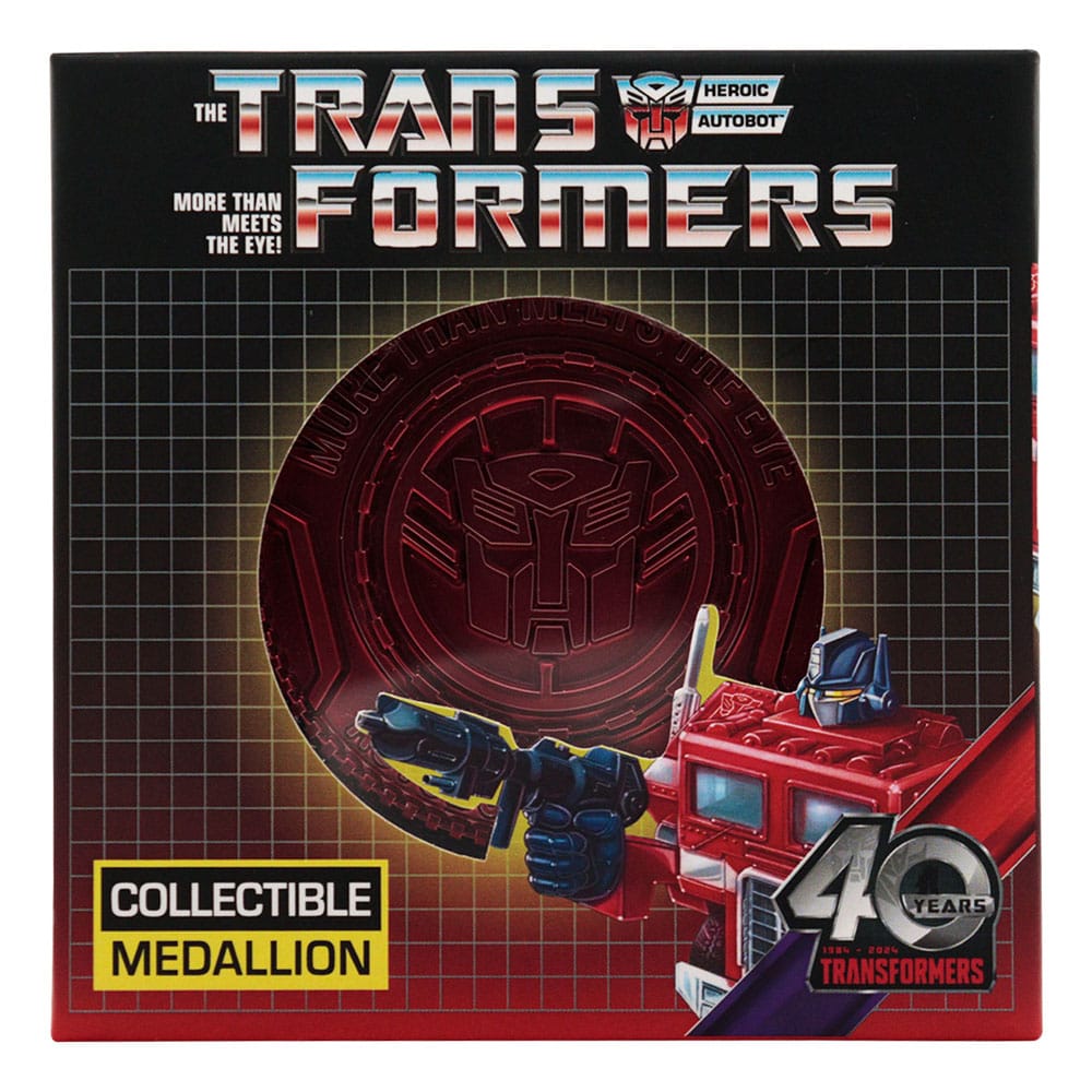 Transformers Medaille 40th Anniversary Autobot Edition