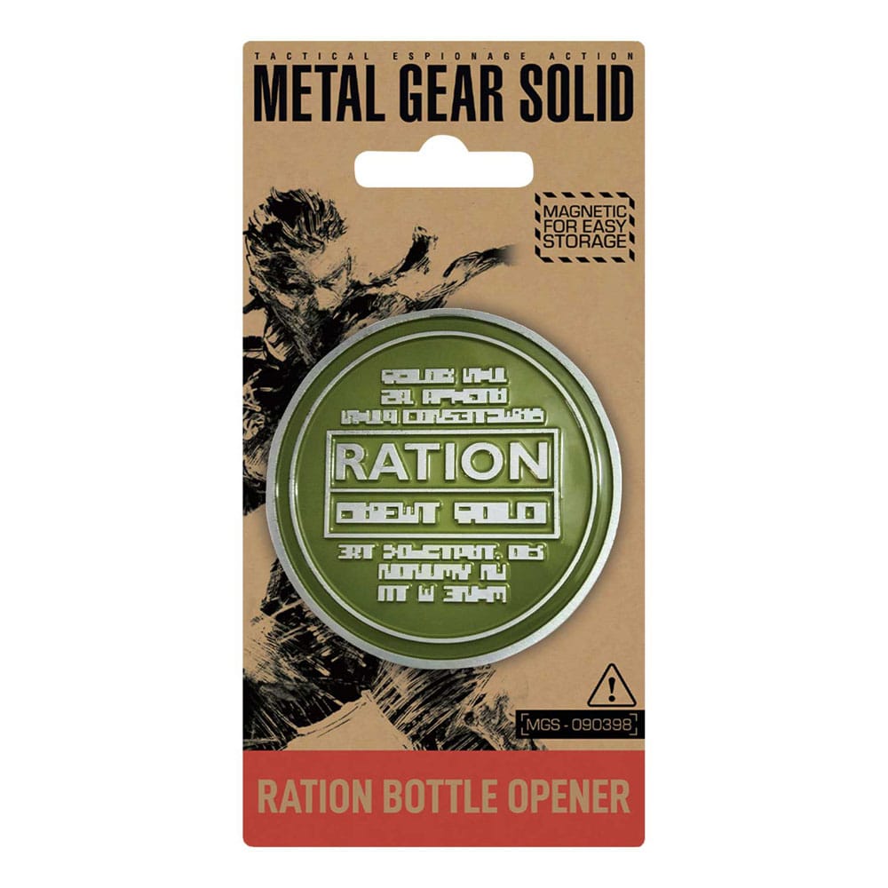 Metal Gear Solid Flaschenöffner Solid Ration 8 cm