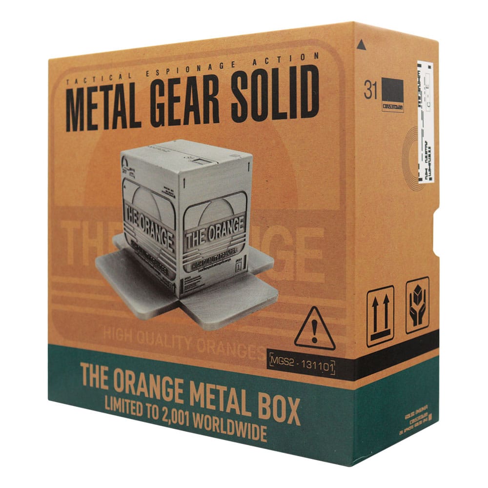 Metal Gear Solid 2 Replik Cardboard Box