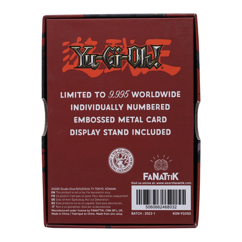 Yu-Gi-Oh! Replik Karte Red Eyes B. Dragon Limited Edition