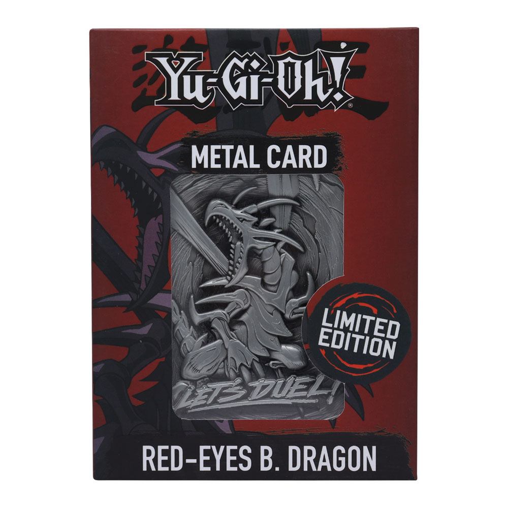 Yu-Gi-Oh! Replik Karte Red Eyes B. Dragon Limited Edition