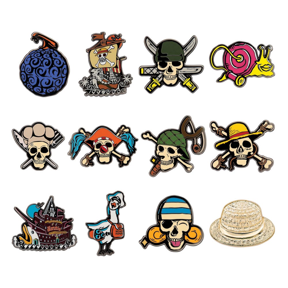 One Piece Ansteck-Pins Display Mystery Pin Badge (12)