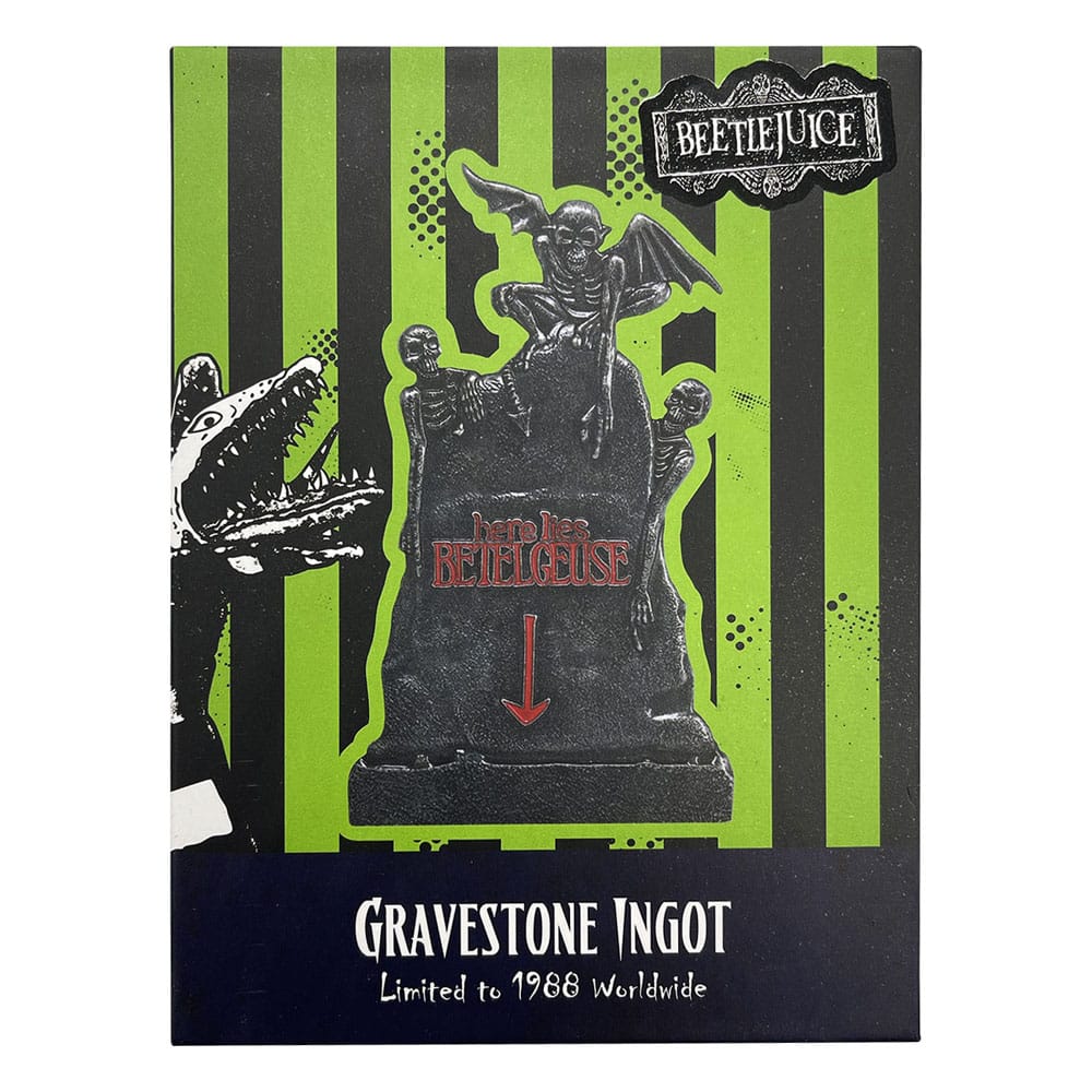 Beetlejuice Metallbarren Gravestone Limited Edition