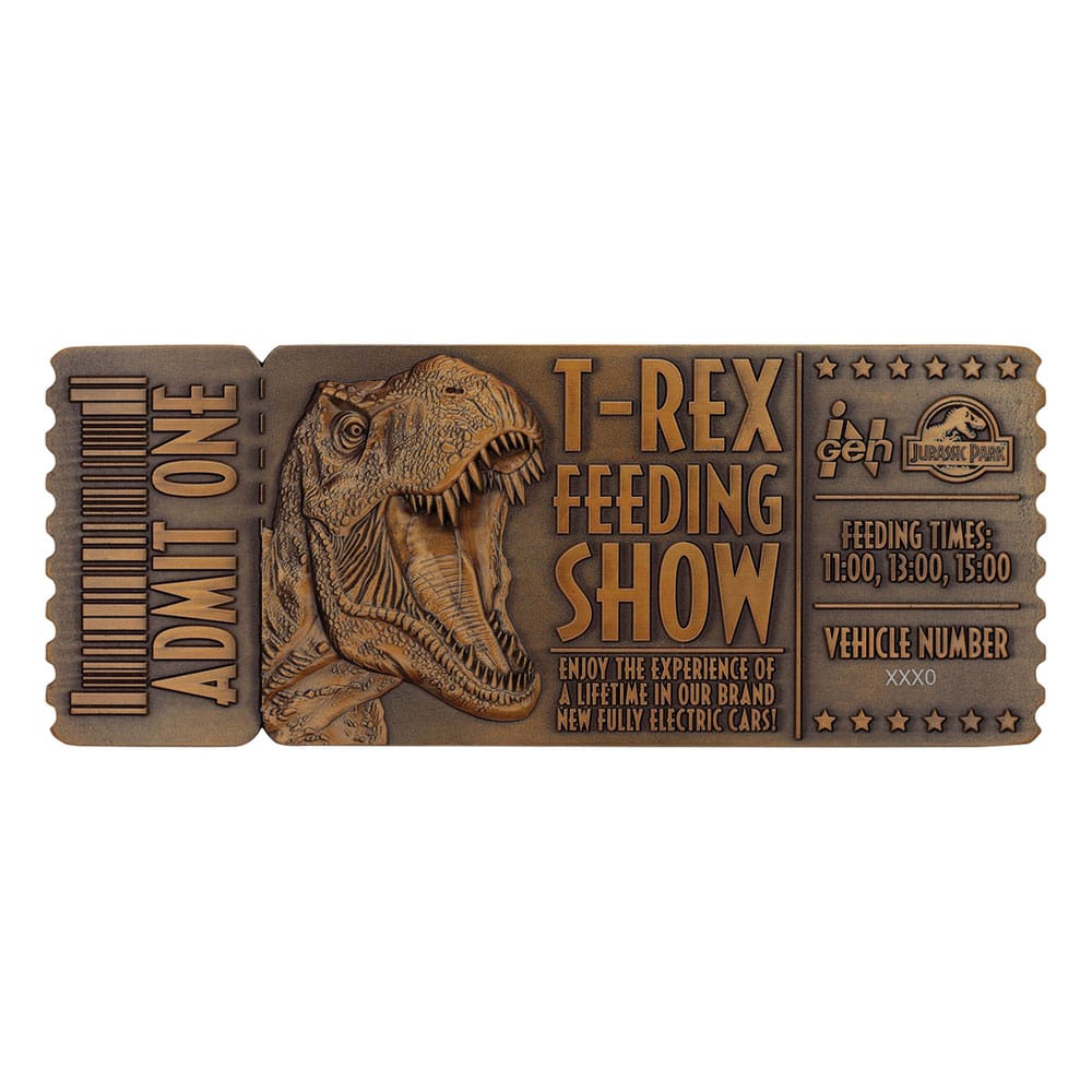 Jurassic Park Replik 1/1 Feeding Show Ticket