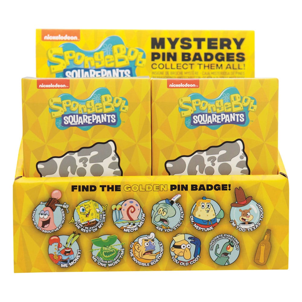 SpongeBob Schwammkopf Ansteck-Pins Display Mystery Pin Badge (12)