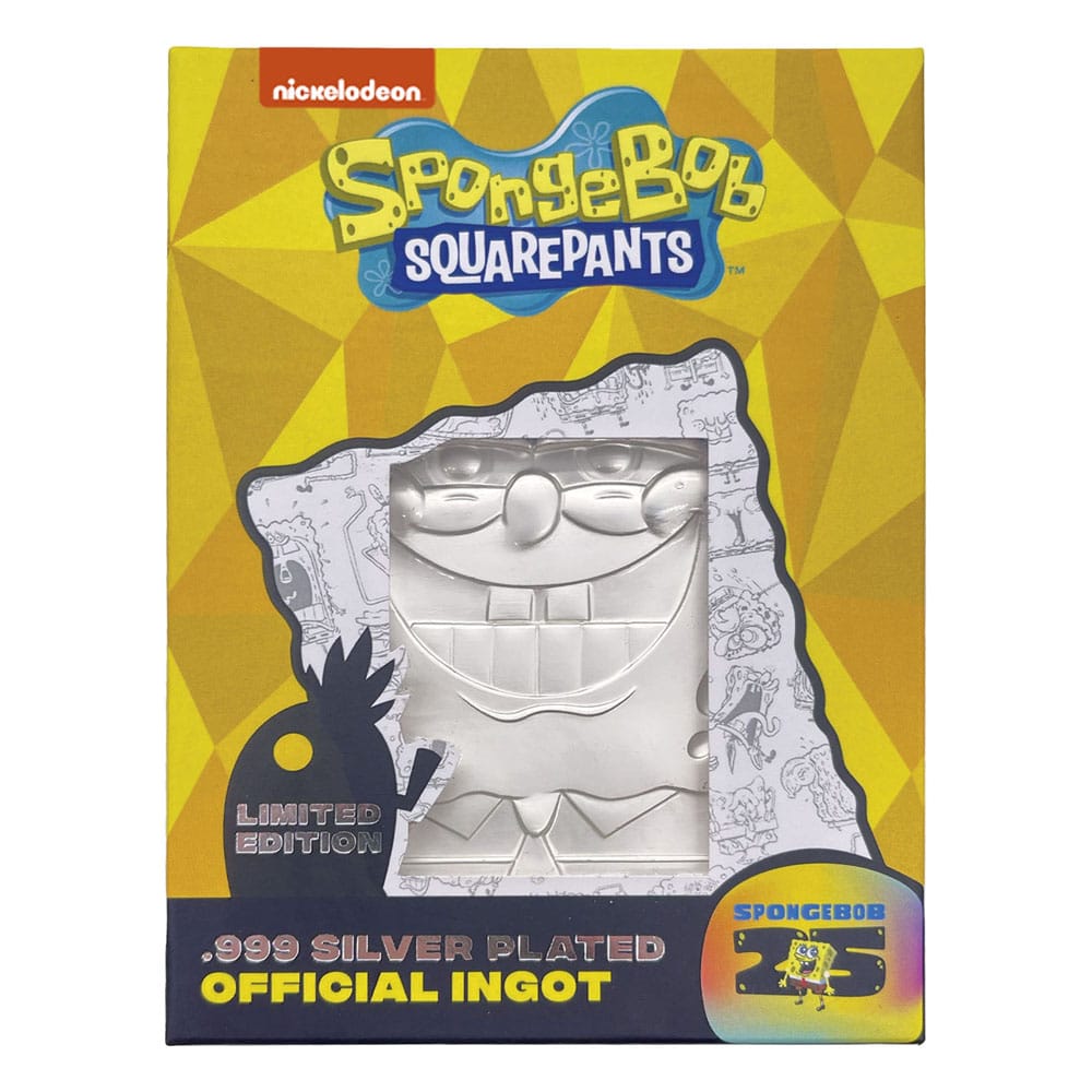 SpongeBob Schwammkopf Metallbarren 25th Anniversary Limited Edition