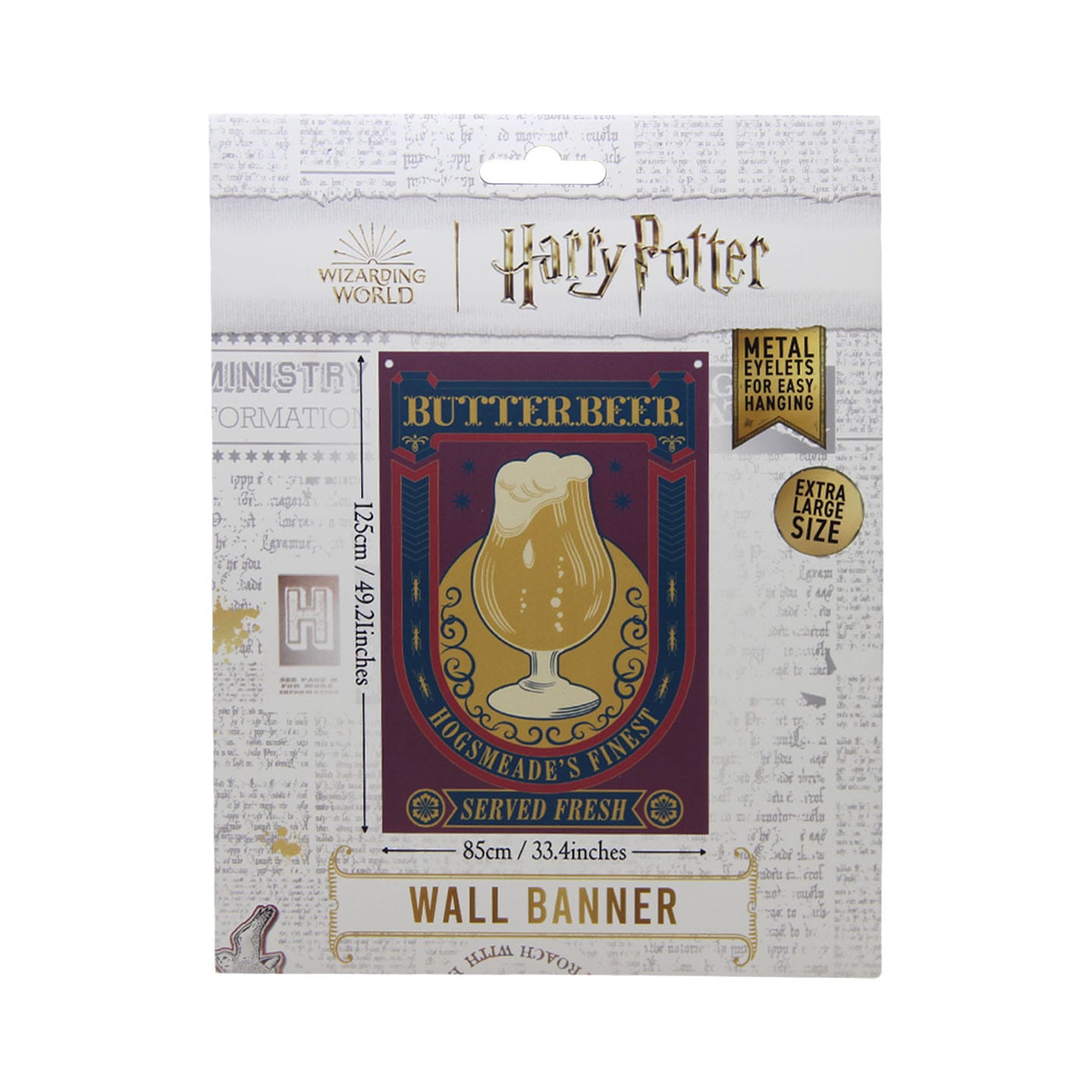 Harry Potter Wandbehang Butterbeer 125 x 85 cm    