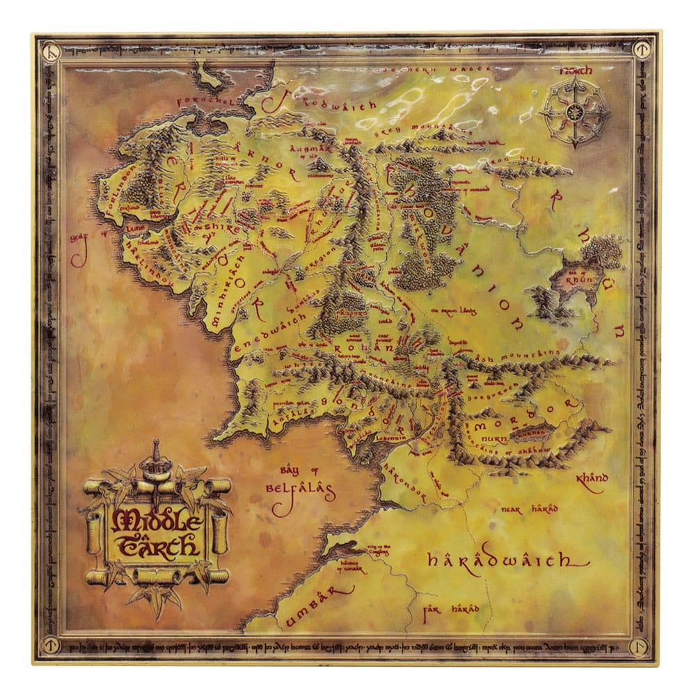 Herr der Ringe Replik Map Limited Edition