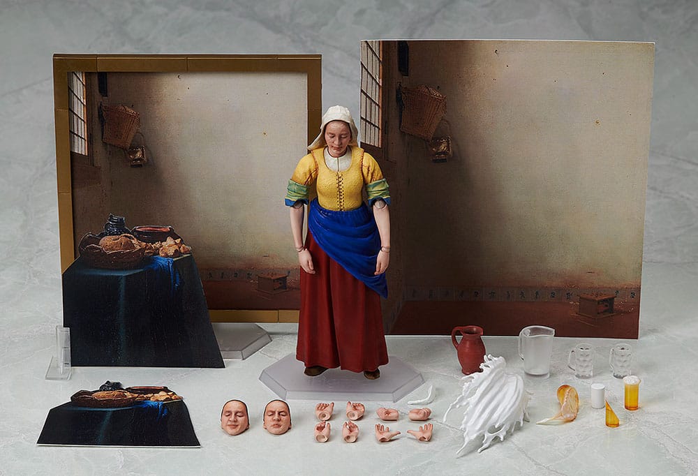 The Table Museum Figma Actionfigur The Milkmaid by Vermeer 14 cm