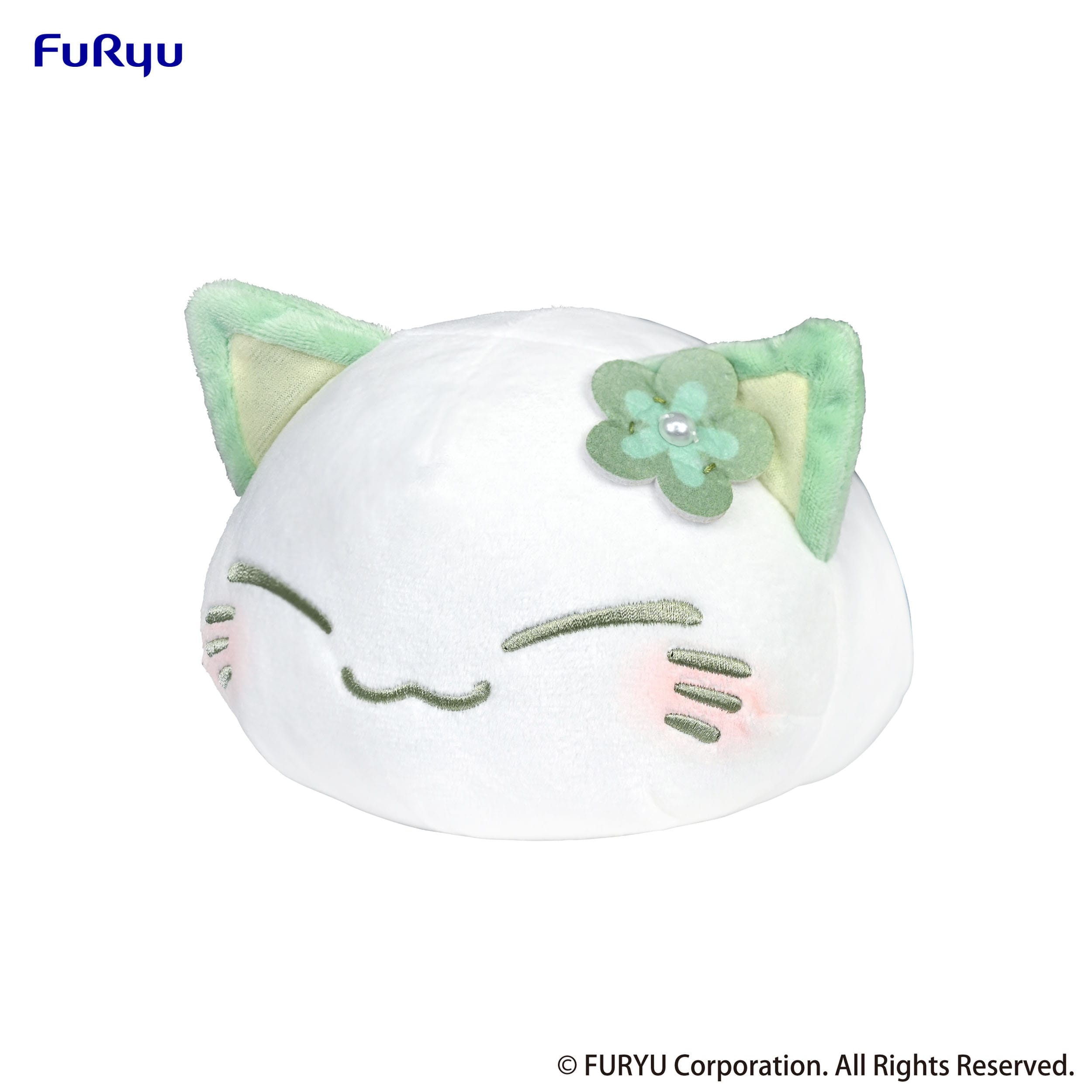 Nemuneko Cat Plüschfigur Green 18 cm