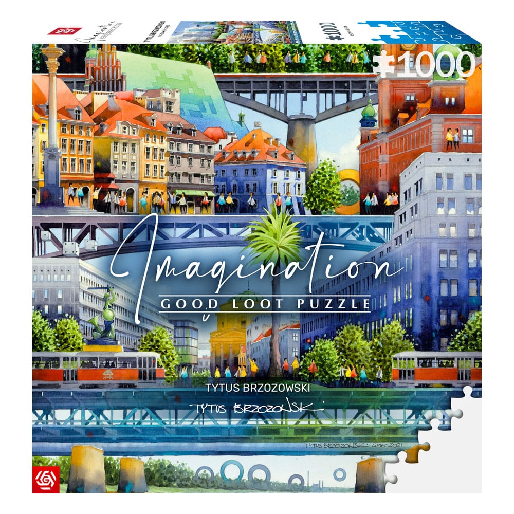 Tytus Brzozowski Imagination Puzzle Warsaw Bridges (1000 Teile)                              