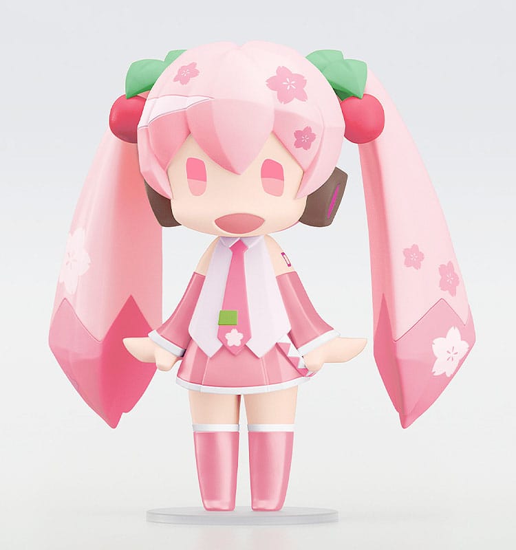 Character Vocal Series 01: Hatsune Miku HELLO! GOOD SMILE Actionfigur Sakura Miku 10 cm