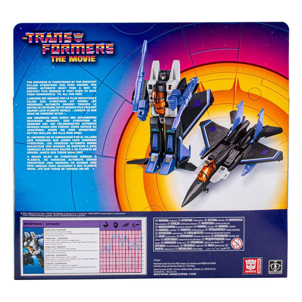 The Transformers: The Movie Retro Actionfigur Skywarp 14 cm