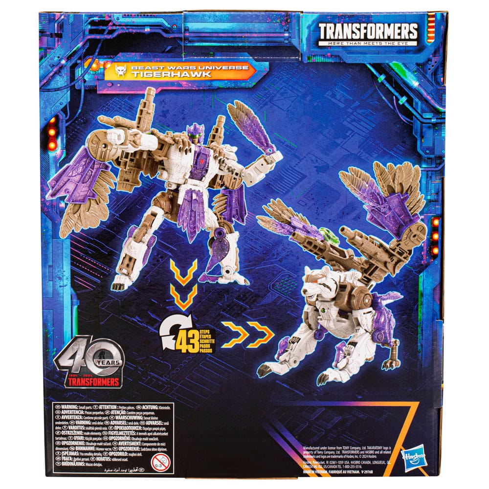 Transformers Generations Legacy United Leader Class Actionfigur Beast Wars Universe Tigerhawk 19 cm