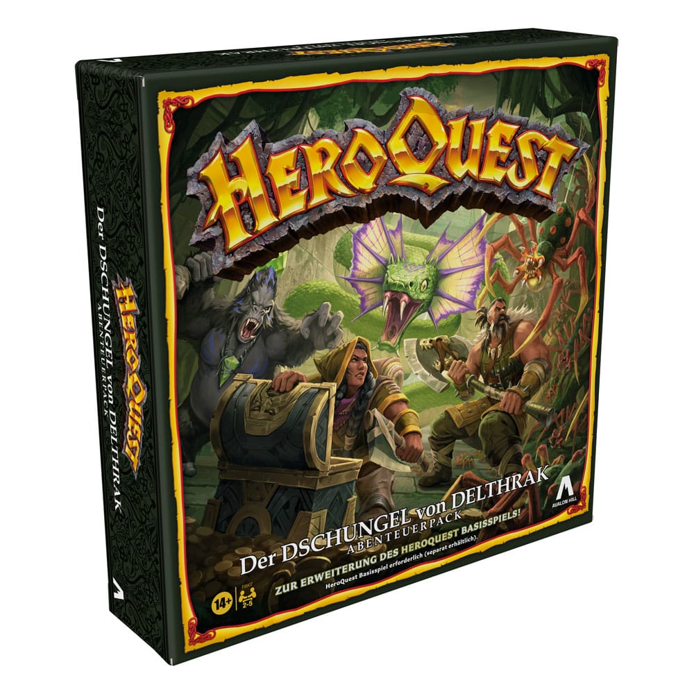 HeroQuest Brettspiel-Erweiterung Der Dschungel von Delthrak Abenteuerpack *Deutsche Version*