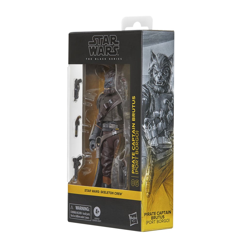 Star Wars: Skeleton Crew Black Series Actionfigur Pirate Capitaine Brutus (Port Borgo) 15 cm