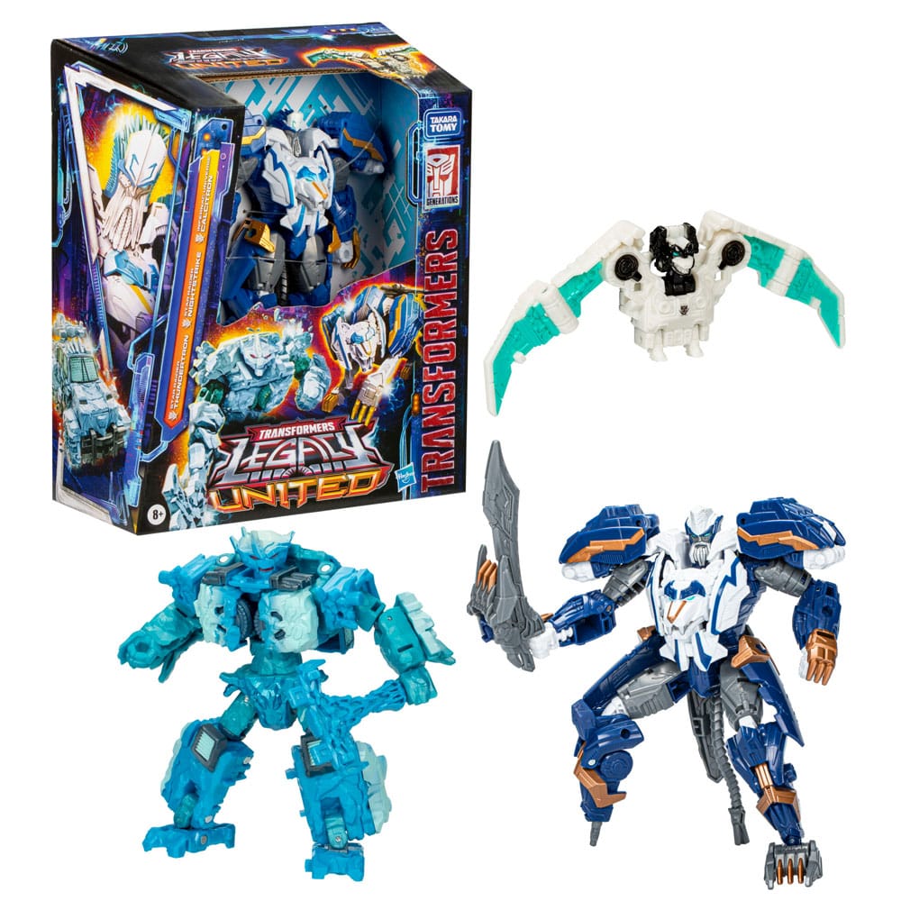 Transformers Generations Legacy United Leader Class Actionfigur Star Raider Thundertron 18 cm