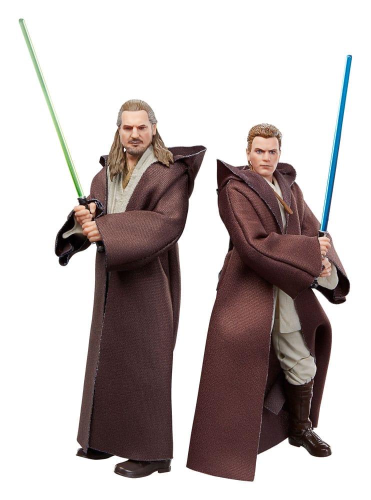 Star Wars Episode I Black Series Actionfiguren 3er-Pack Qui-Gon Jinn, Darth Maul, Obi-Wan Kenobi 15 cm