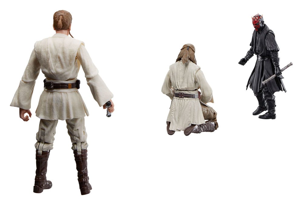 Star Wars Episode I Black Series Actionfiguren 3er-Pack Qui-Gon Jinn, Darth Maul, Obi-Wan Kenobi 15 cm