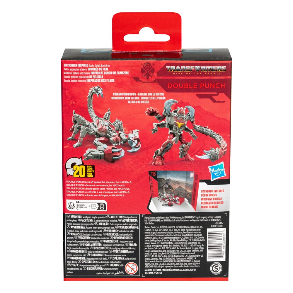 Transformers: Aufstieg der Bestien Generations Studio Series Deluxe Class Actionfigur Double Punch 11 cm