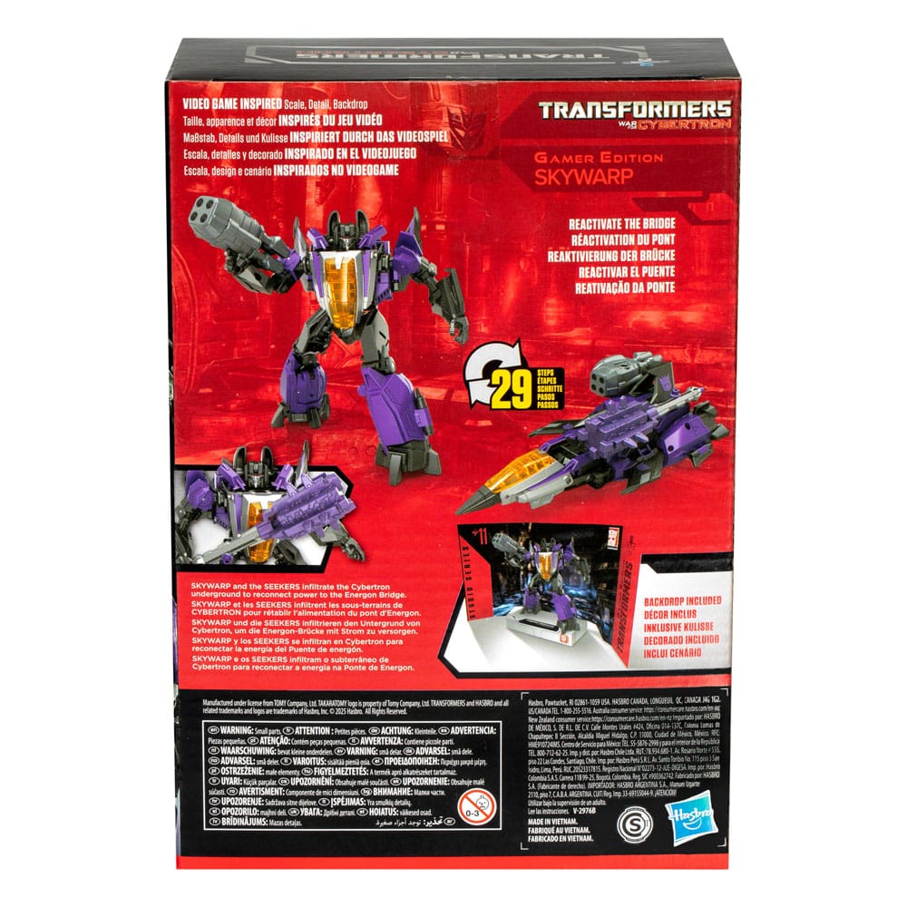 Transformers: War for Cybertron Studio Series Voyager Class Actionfigur Gamer Edition Skywarp 16 cm