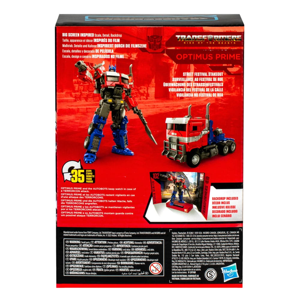 Transformers: Aufstieg der Bestien Generations Studio Series Voyager Class Actionfigur Optimus Prime 17 cm