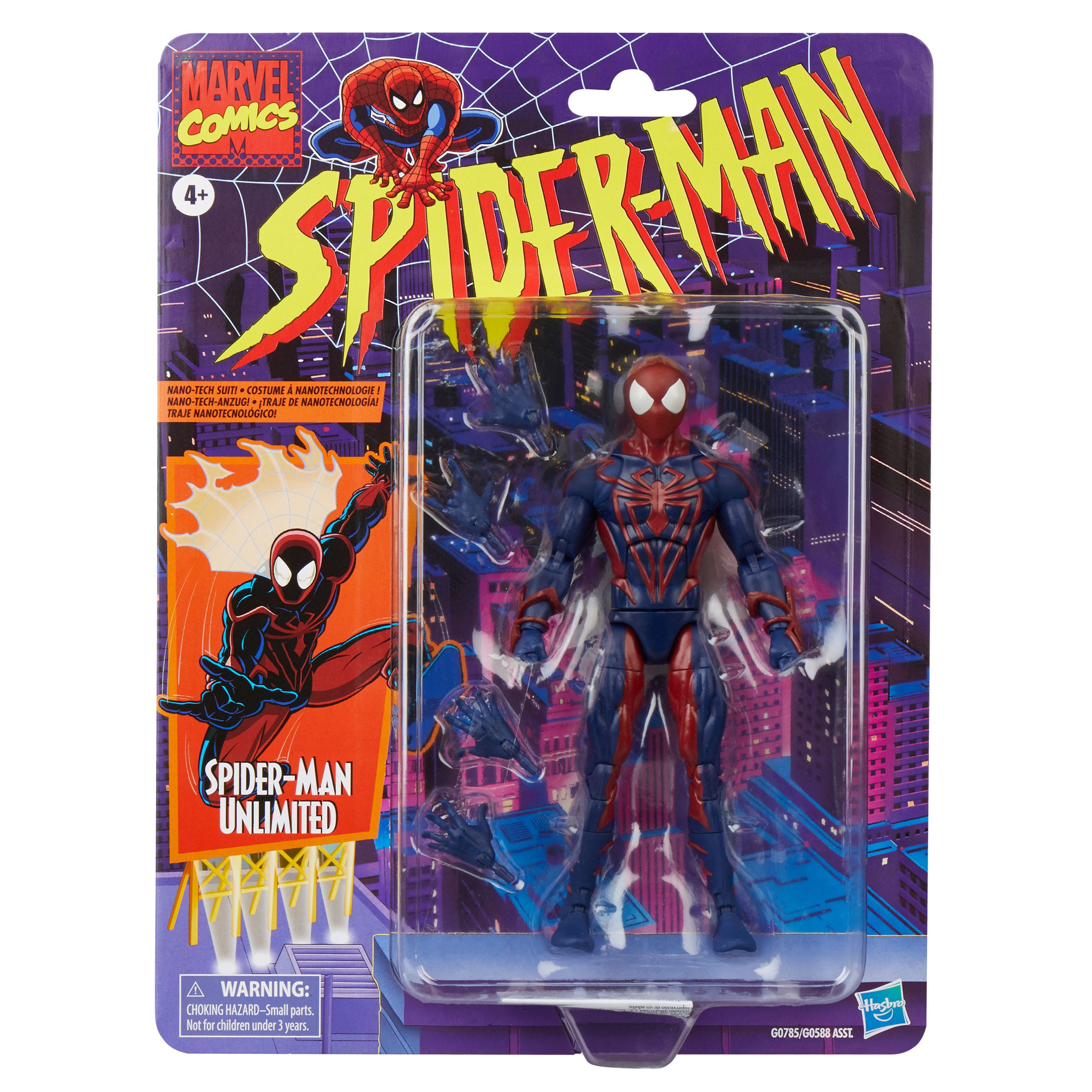 Spider-Man Marvel Legends Retro Actionfigur Spider-Man Unlimited 15 cm