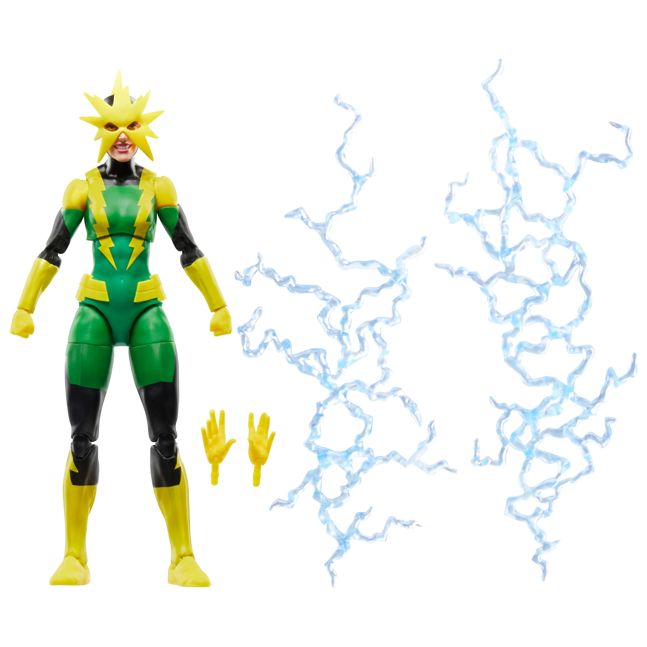 Spider-Man Marvel Legends Retro Actionfigur Electro (Francine Frye) 15 cm