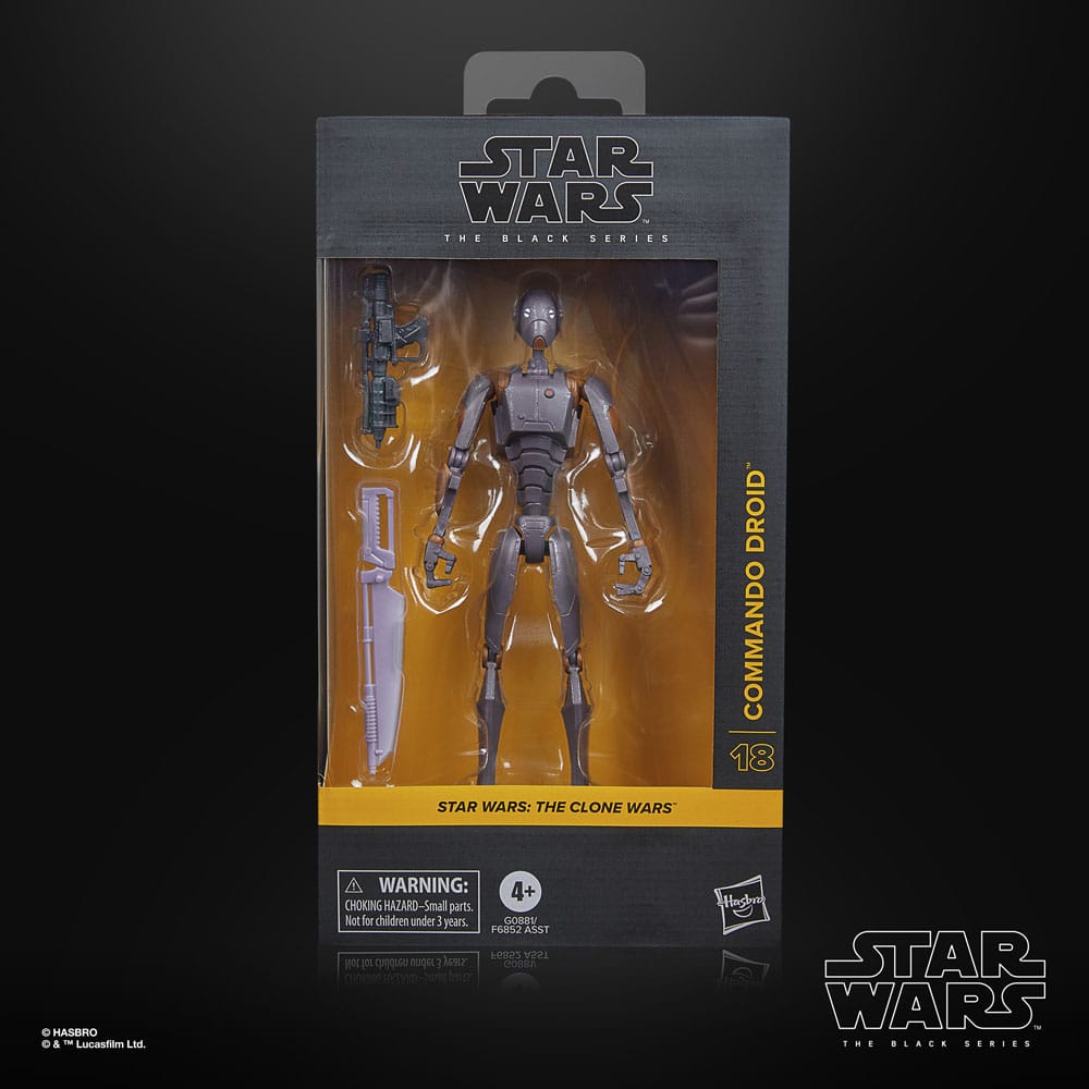 Star Wars: The Clone Wars Black Series Actionfigur Commando Droid 15 cm