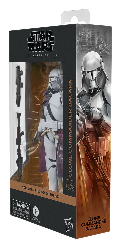 Star Wars Episode III Black Series Actionfigur Clone Commander Bacara 15 cm