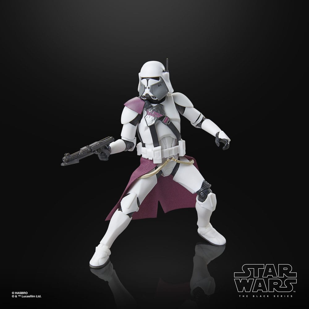 Star Wars Episode III Black Series Actionfigur Clone Commander Bacara 15 cm