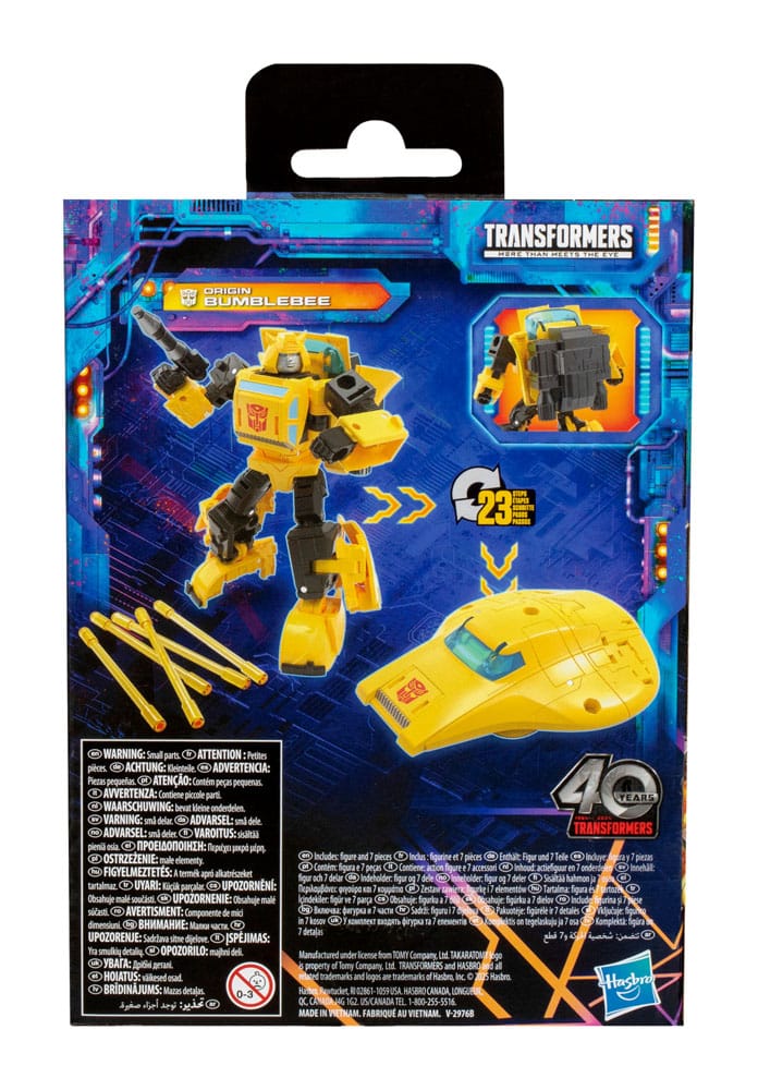 Transformers Generations Legacy United Deluxe Class Actionfigur Origin Bumblebee 14 cm