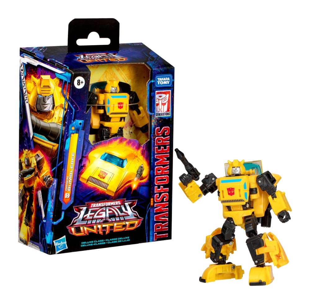 Transformers Generations Legacy United Deluxe Class Actionfigur Origin Bumblebee 14 cm