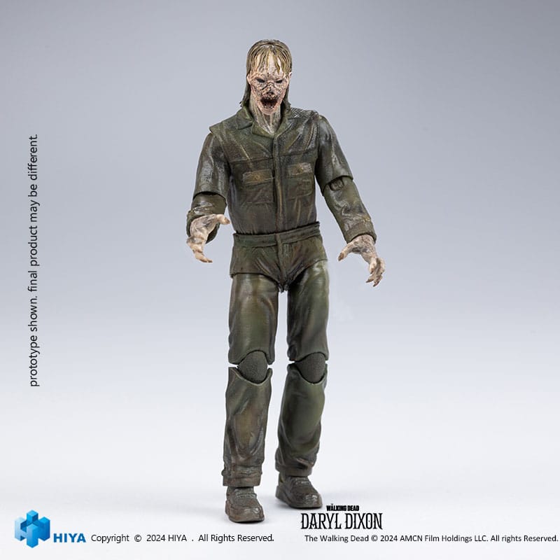 The Walking Dead Exquisite Mini Actionfigur 1/18 Daryl Dixon Dark Eyes Walker 11 cm