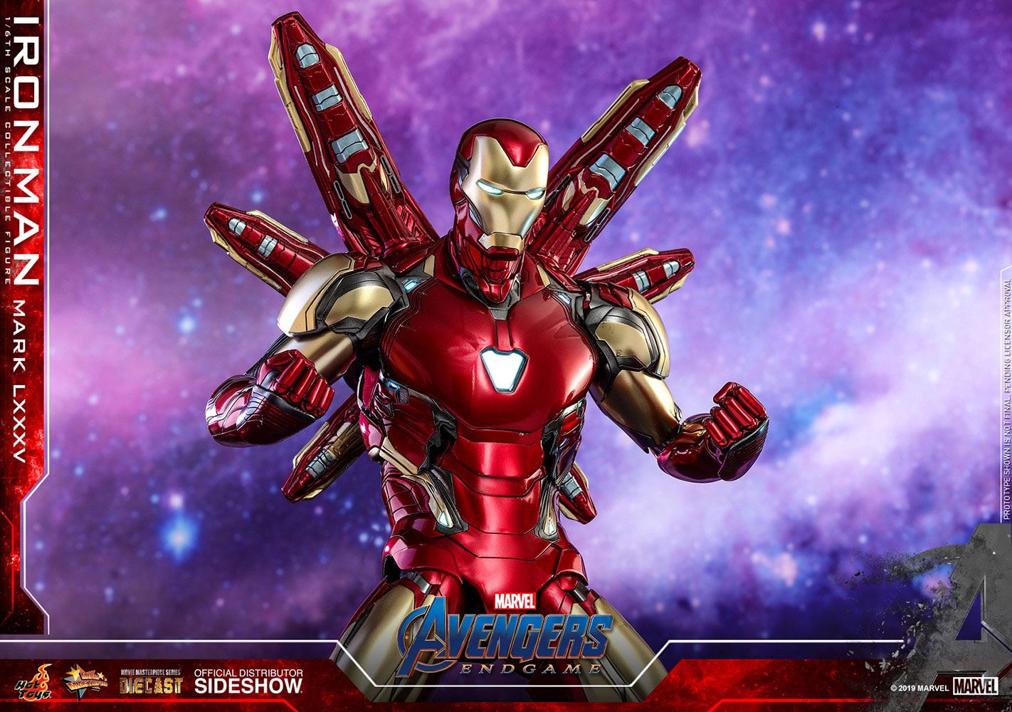 Avengers: Endgame Movie Masterpiece Series Diecast Actionfigur 1/6 Iron Man Mark LXXXV 32 cm