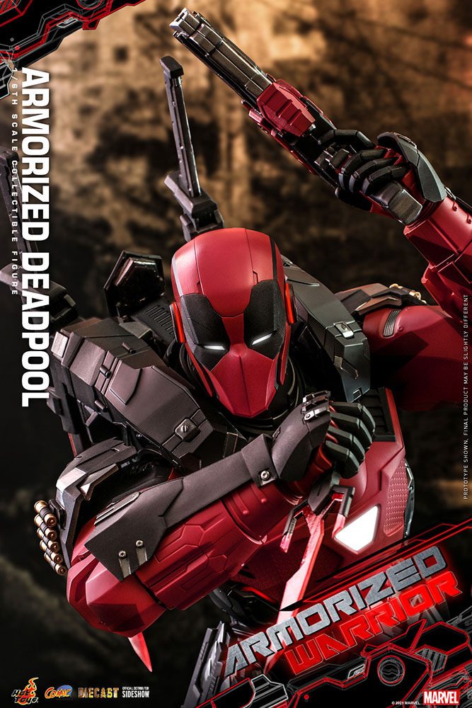 Marvel Comic Masterpiece Actionfigur 1/6 Armorized Deadpool 33 cm - Stark beschädigte Verpackung