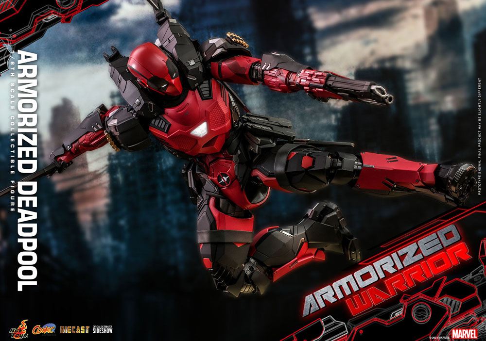 Marvel Comic Masterpiece Actionfigur 1/6 Armorized Deadpool 33 cm - Stark beschädigte Verpackung