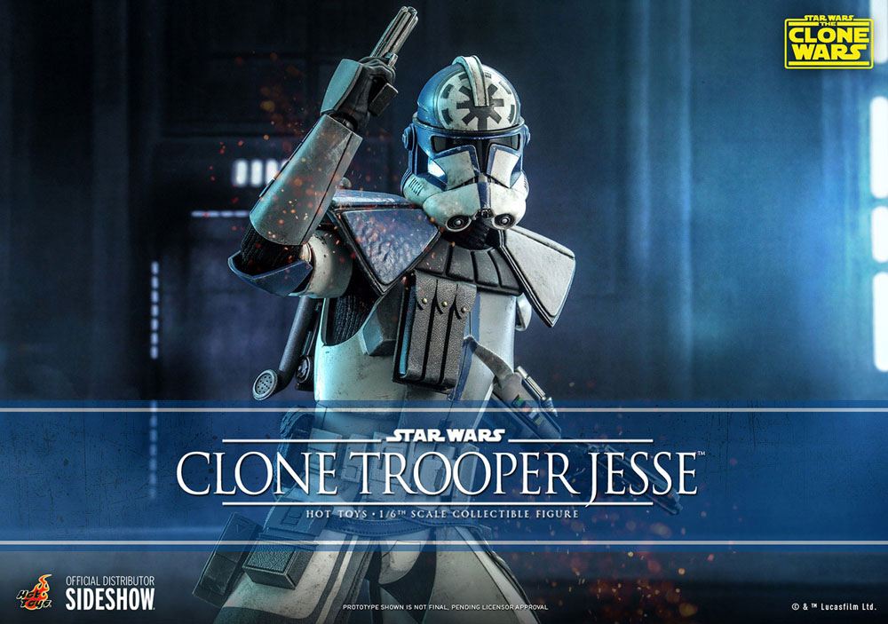 Star Wars The Clone Wars Actionfigur 1/6 Clone Trooper Jesse 30 cm