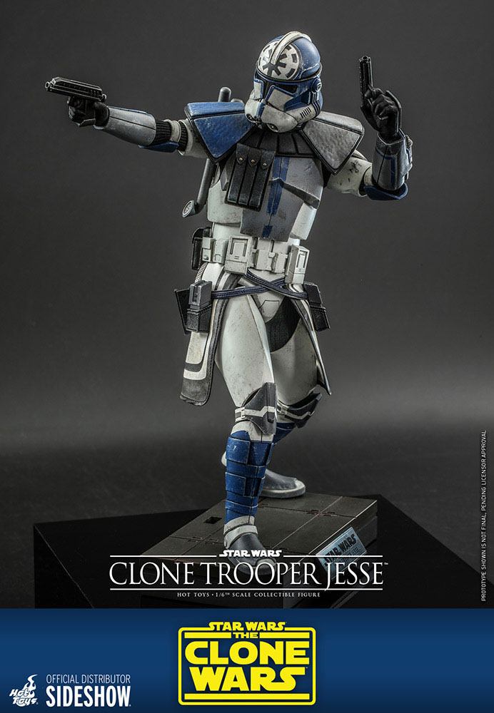 Star Wars The Clone Wars Actionfigur 1/6 Clone Trooper Jesse 30 cm