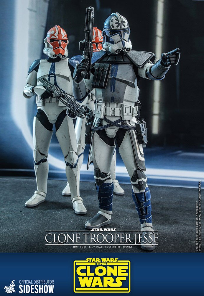 Star Wars The Clone Wars Actionfigur 1/6 Clone Trooper Jesse 30 cm