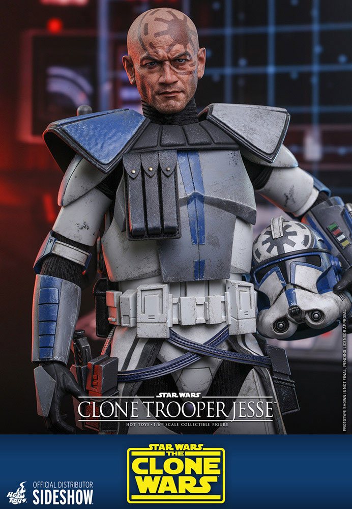 Star Wars The Clone Wars Actionfigur 1/6 Clone Trooper Jesse 30 cm