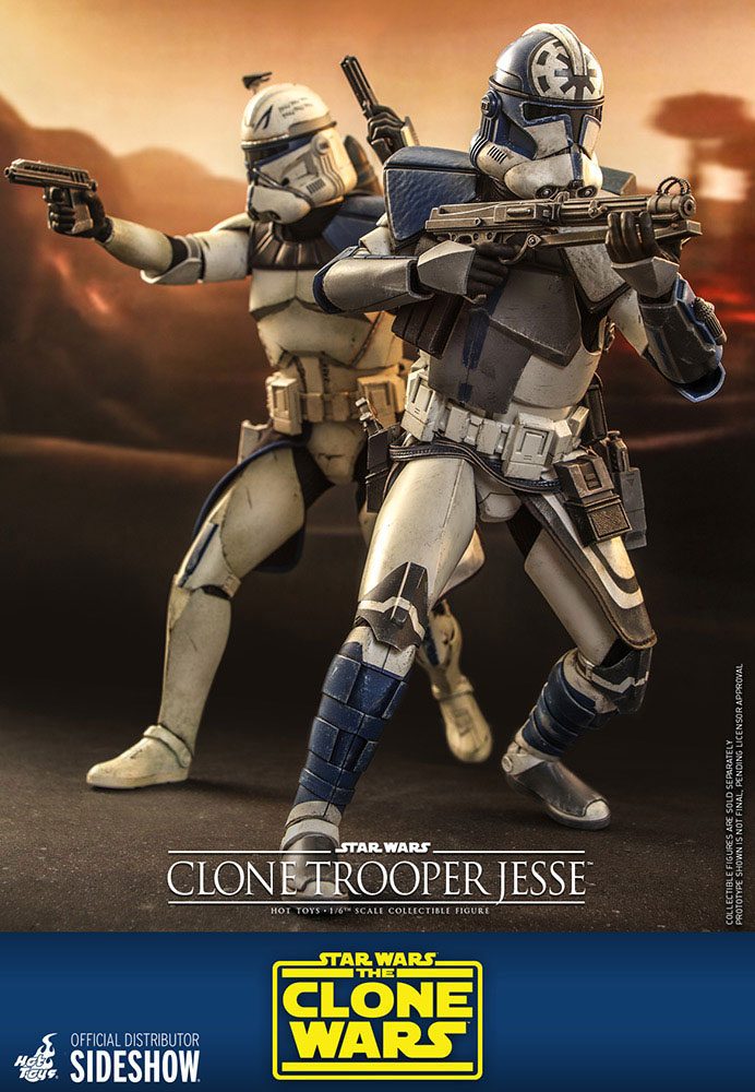 Star Wars The Clone Wars Actionfigur 1/6 Clone Trooper Jesse 30 cm