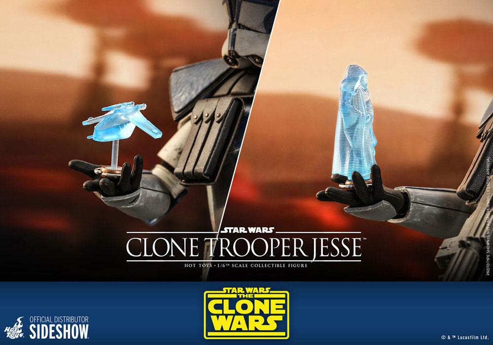 Star Wars The Clone Wars Actionfigur 1/6 Clone Trooper Jesse 30 cm