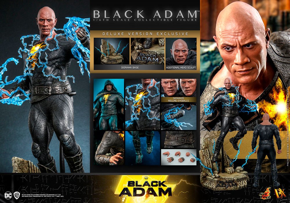 Black Adam DX Actionfigur 1/6 Black Adam Deluxe Version 33 cm