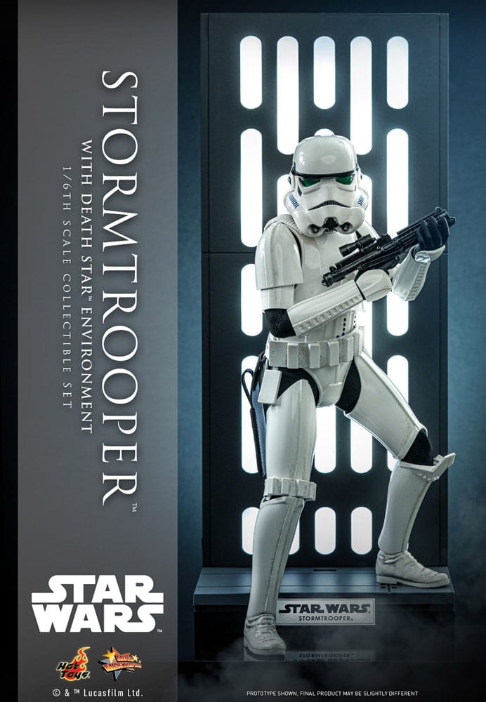 Star Wars Movie Masterpiece Actionfigur 1/6 Stormtrooper with Death Star Environment 30 cm