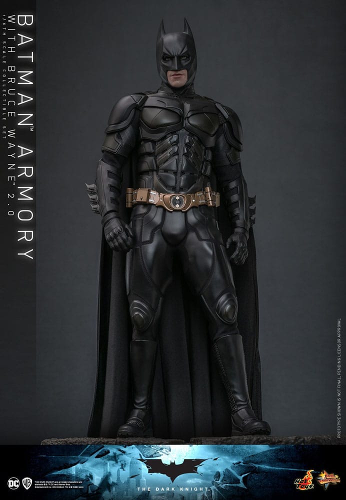 The Dark Knight Movie Masterpiece Actionfigur & Diorama 1/6 Batman Armory with Bruce Wayne (2.0) 30 cm