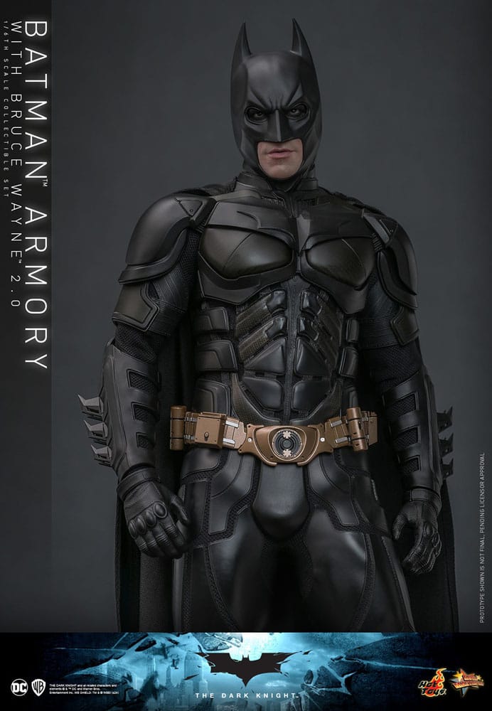 The Dark Knight Movie Masterpiece Actionfigur & Diorama 1/6 Batman Armory with Bruce Wayne (2.0) 30 cm